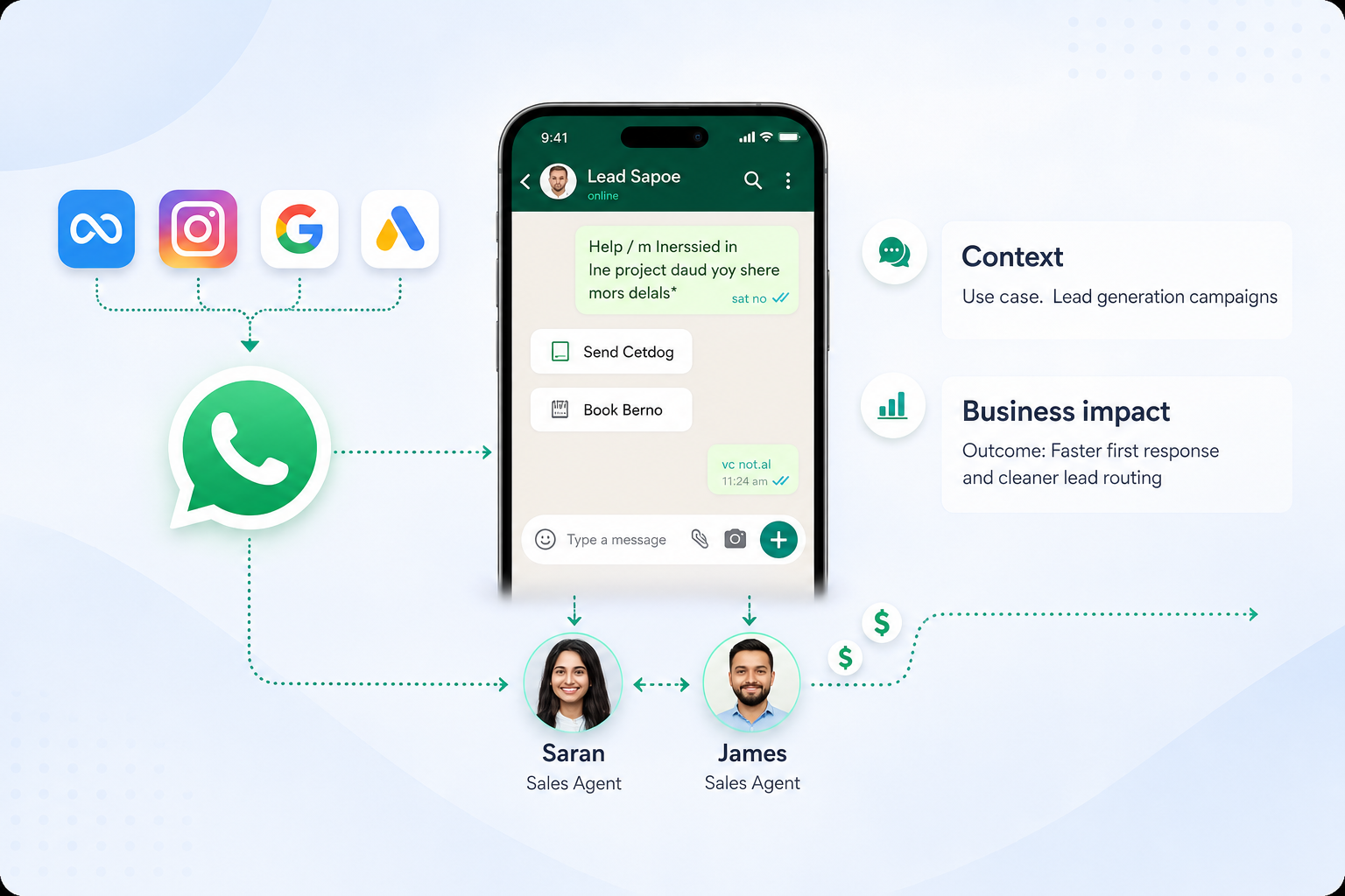 Capture Ad Clicks Inside WhatsApp